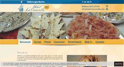 Desktop Screenshot of hotel-lacaravella.com